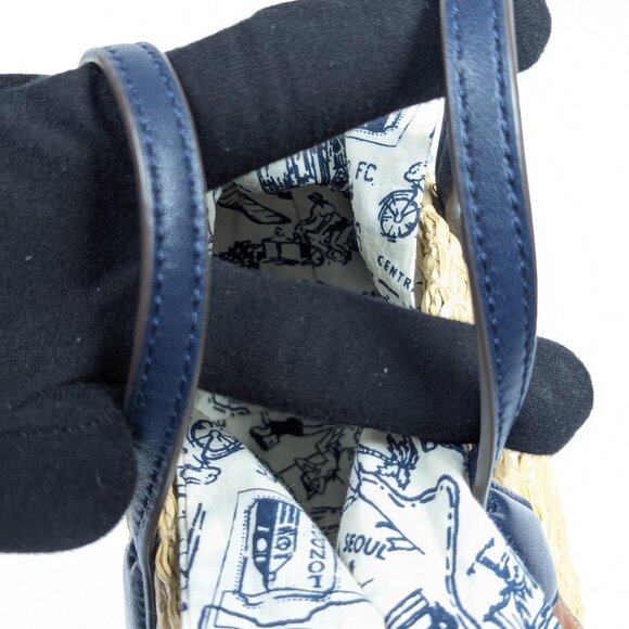 TORY BURCH Nano Picnic Straw Basket Shoulder Bag Perry Limited Edition - Picture 12 of 16